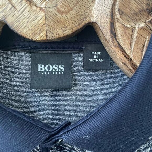 Hugo Boss Polo Golf Short Dark Blue Slim Fit L - Picture 5 of 12